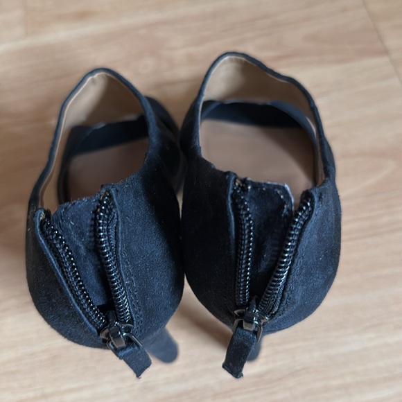 Mango brand -black suede heel size 36  (6) pre-loved - Picture 3 of 7